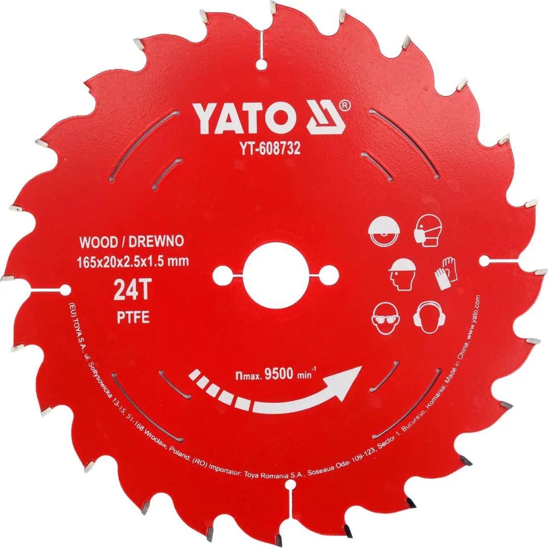 YATO YT-608732 TCT Cirkelzaagblad voor Hout