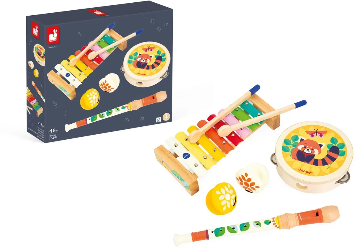 Janod Gioia Muziekinstrumenten Set - 4 Stuks