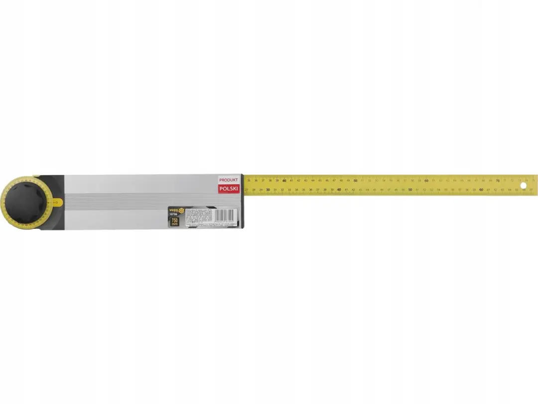 Verstelbare Hoekmeter 750mm Staal Gelakt Metrische Schaal