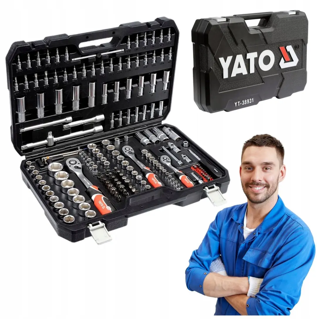 YATO Ratel dopsleutelset 173-delig YT-38931