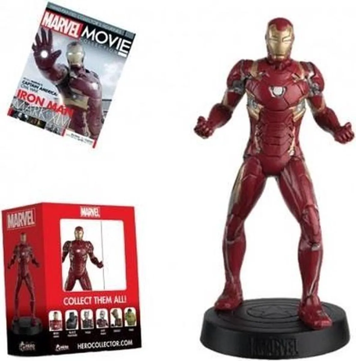 Marvel Avengers Iron Man Mark XLVI Beeldje MMFRWS001 - 1:16 Schaal - Veelkleurig - afbeelding 6 van 6
