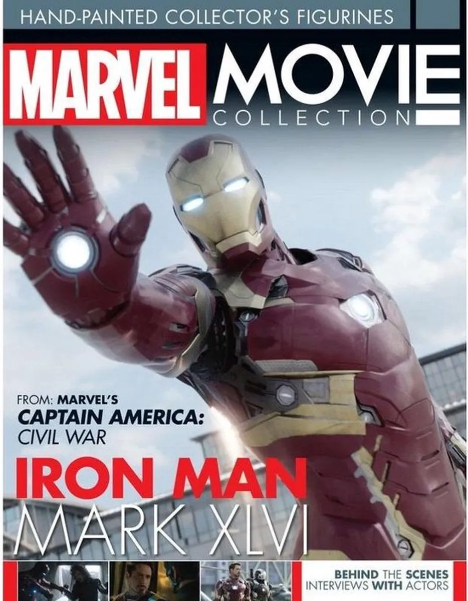Marvel Avengers Iron Man Mark XLVI Beeldje MMFRWS001 - 1:16 Schaal - Veelkleurig