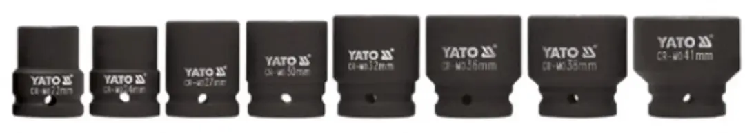 Yato YT-1115 Slagdoppenset 3/4" 8-delig (22-41mm)