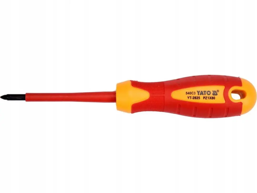 Yato Geïsoleerde Schroevendraaier 1000V PZ1x80mm