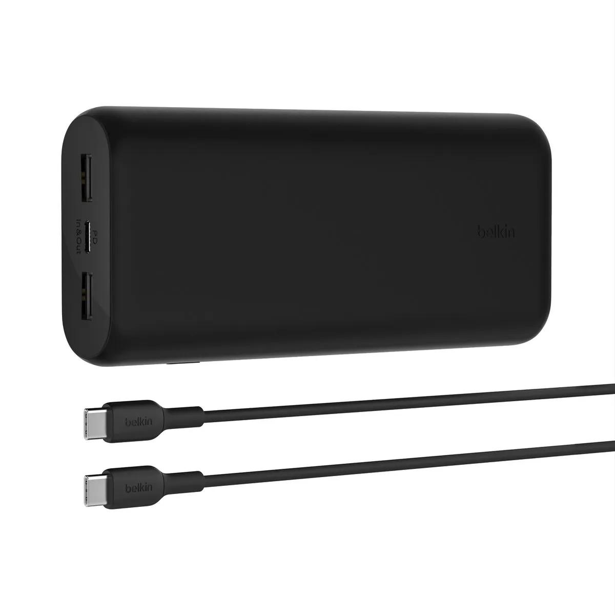Belkin Boost-Up Charge 20.000mAh Powerbank 20W - 3 Poorten - Zwart
