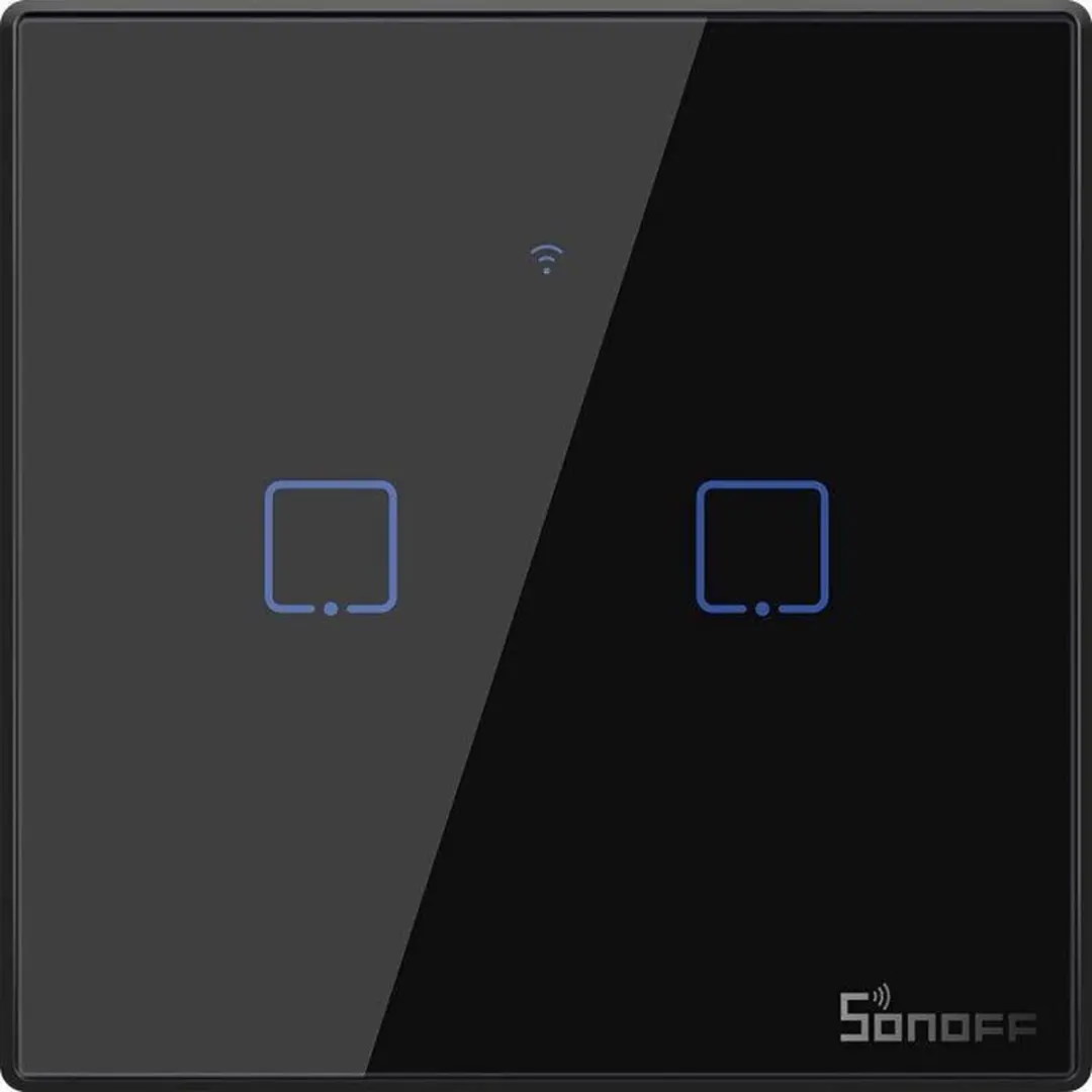 Sonoff T3EU2C Smart Wandschakelaar 2-voudig