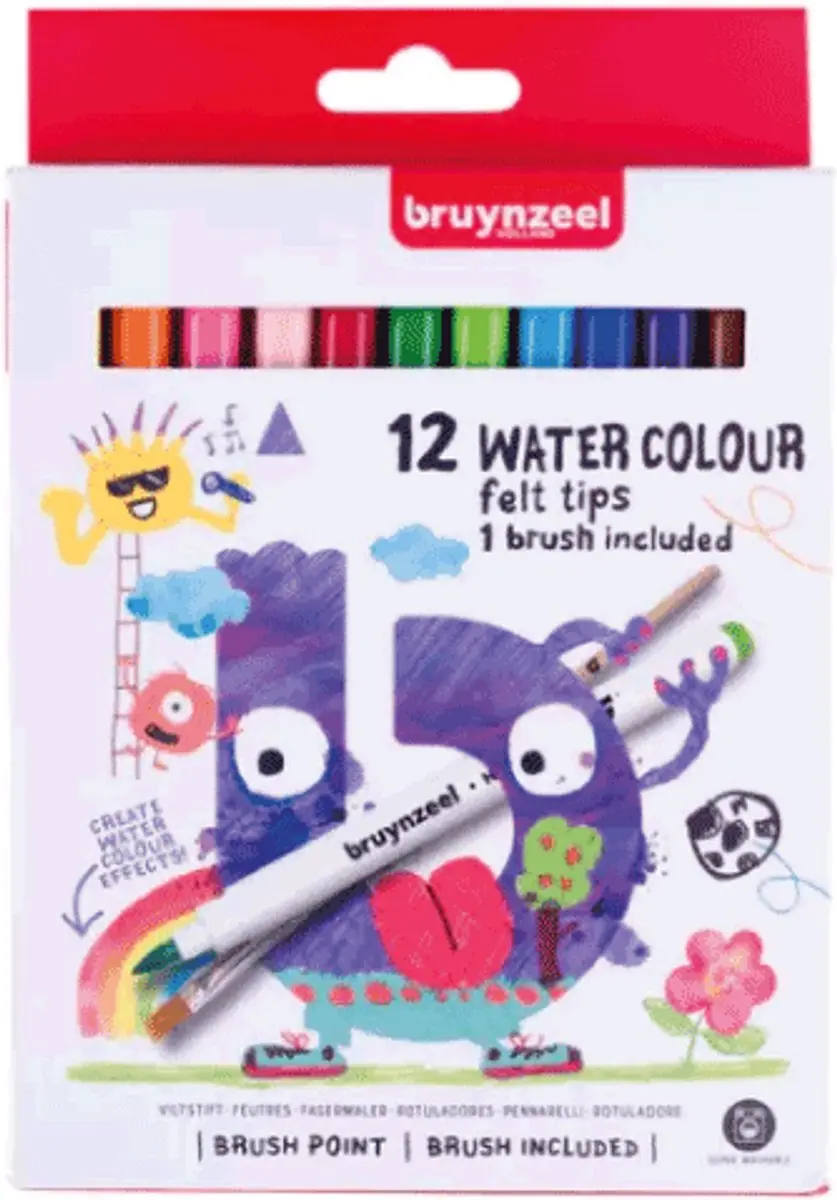 Bruynzeel Waterverf Viltstiften