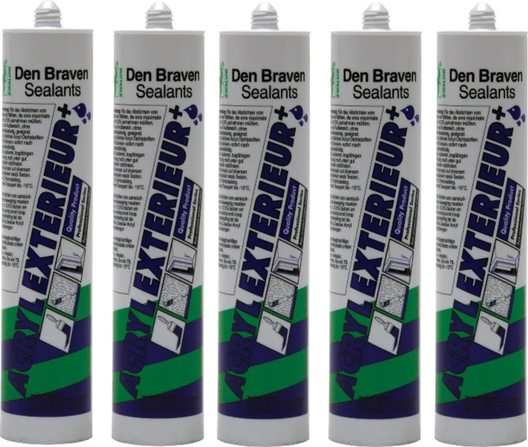 Acrylaatkit Exterieur grijs koker 310ml Zwaluw 5 stuks