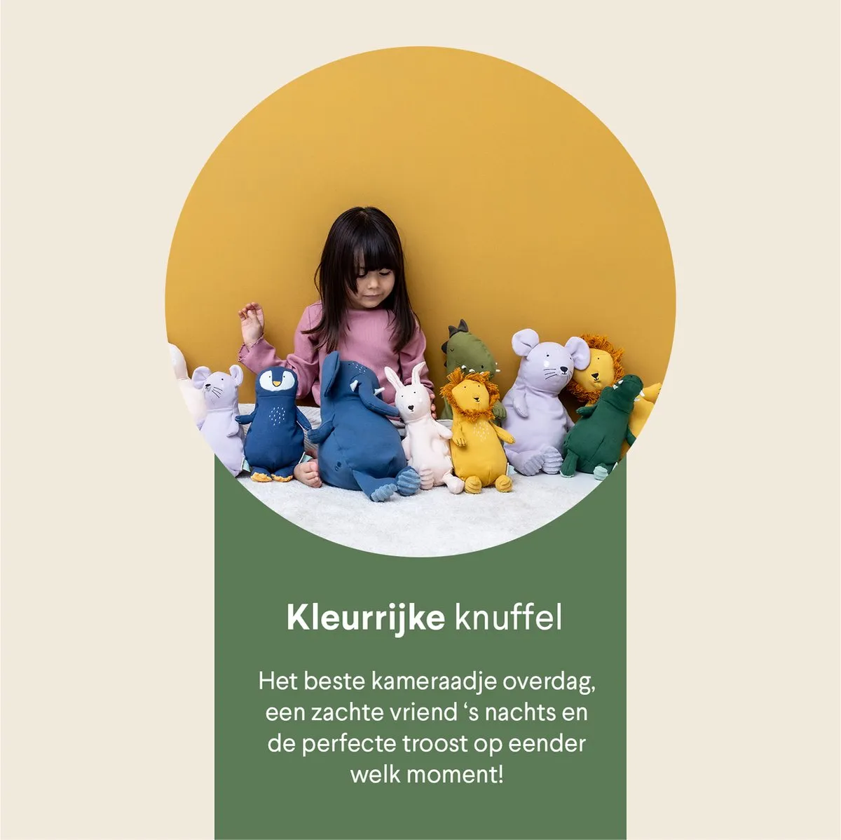Trixie Mr. Dino Pluche - Klein - Groen