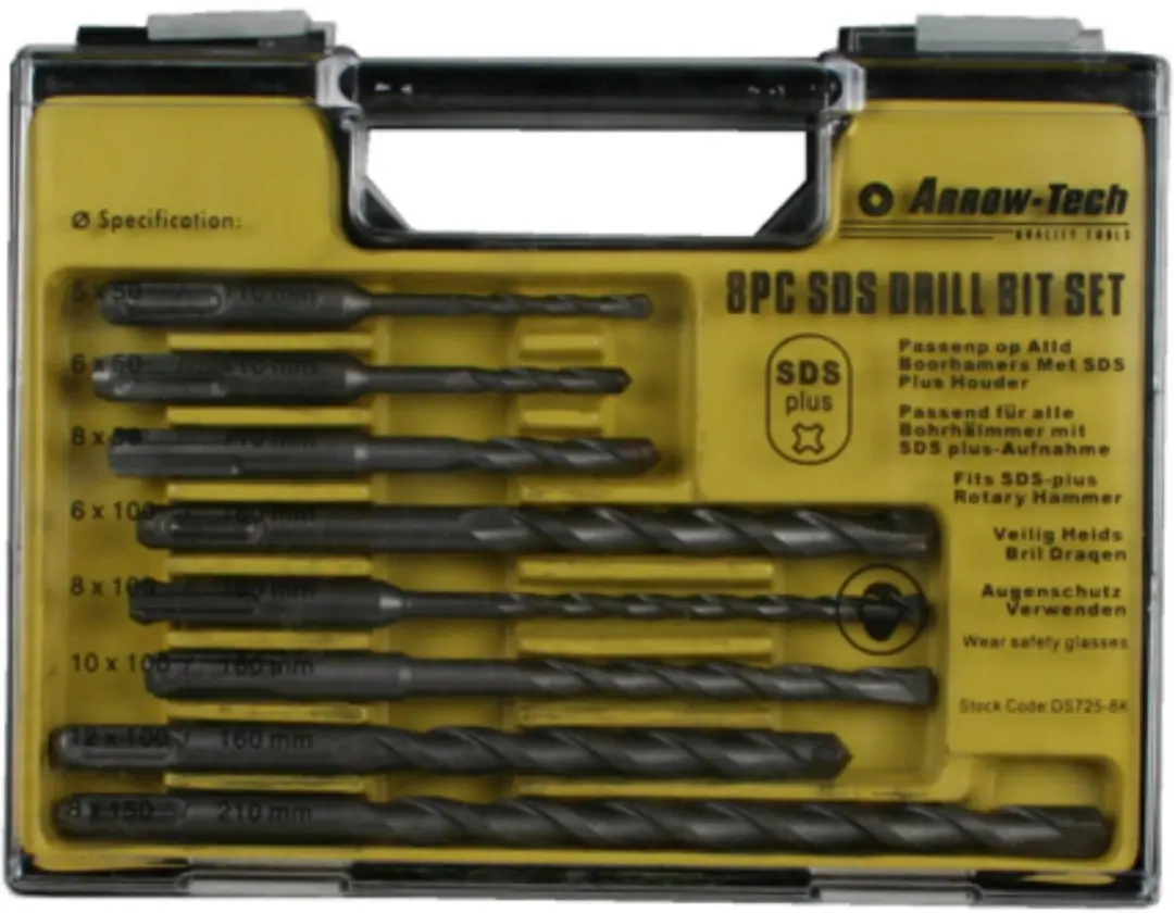 Benson 8-delige SDS Plus boorset - afbeelding 4 van 6