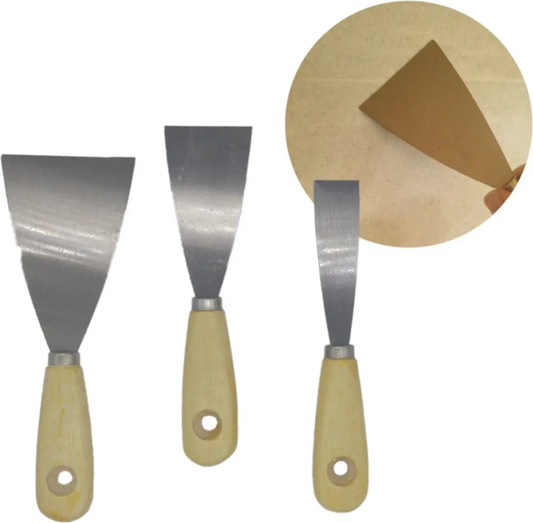 Benson Plamuurmessenset 3-delig - 30, 50, 80 mm - afbeelding 5 van 6