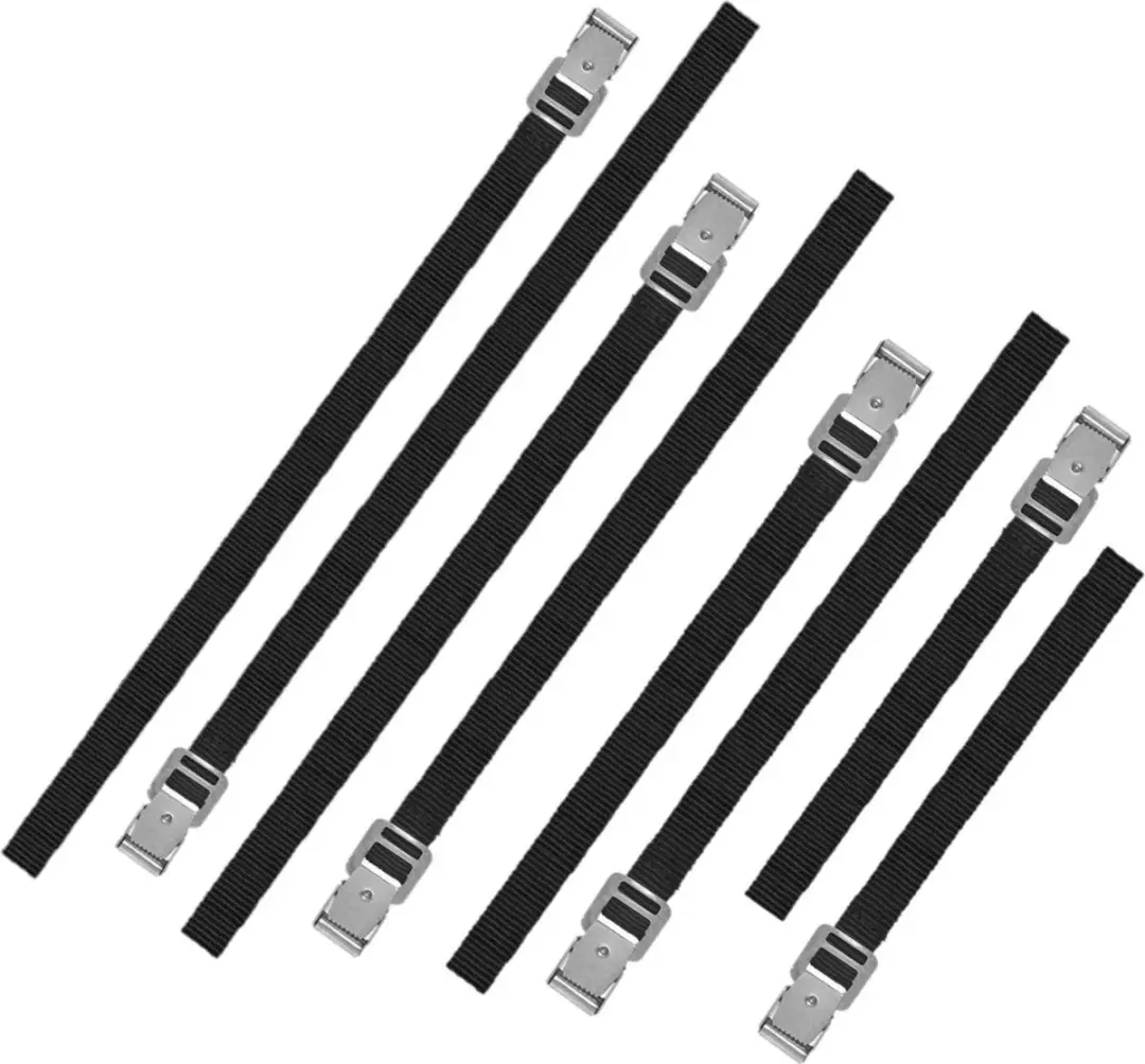Voordeelset van 8x stuks caravan/camper fietsen spanbanden 30/50/75/100 cm