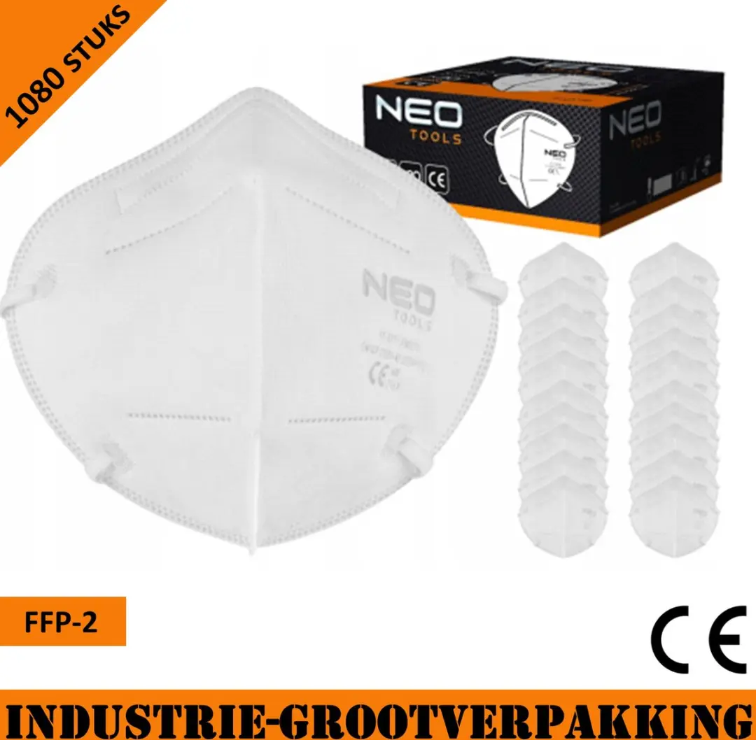 Neo Tools stofmasker halfgelaatsmasker