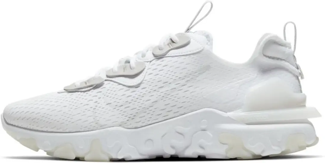 Nike React Vision Heren Sneakers - Wit/Lichtgrijs - Maat 46 - afbeelding 6 van 6