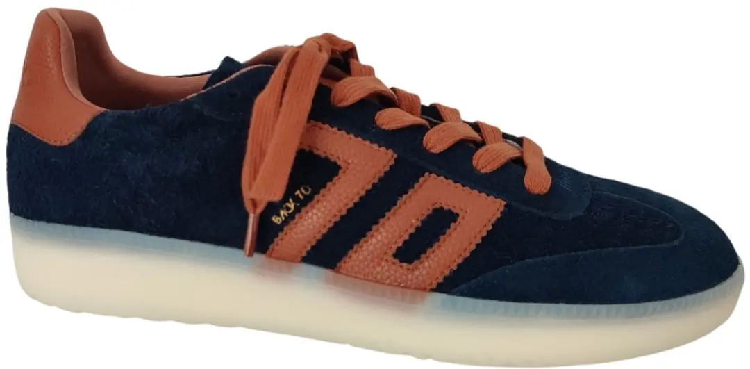 Back 70 Boston Long 01 Heren Sneakers - Blauw - afbeelding 2 van 6