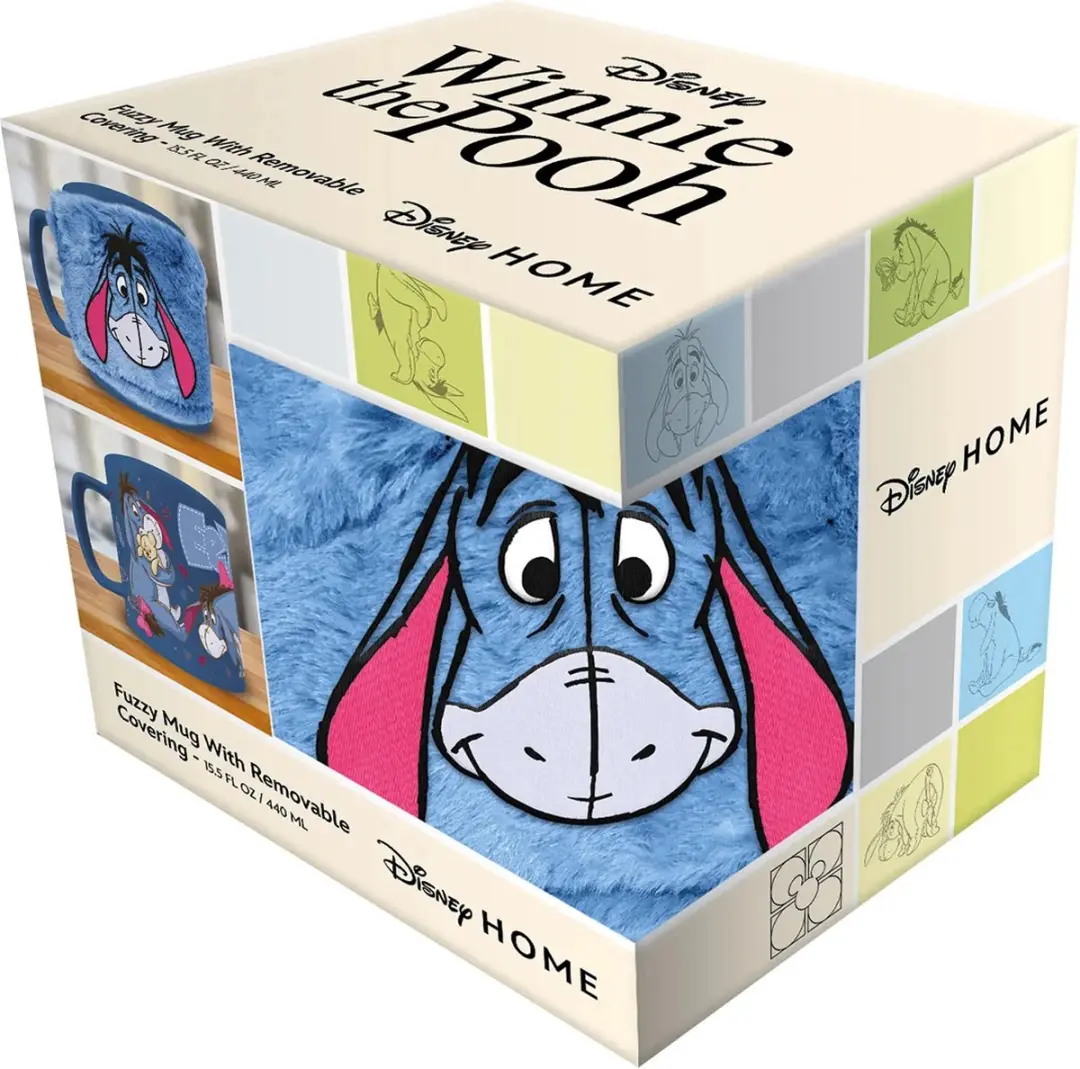 Pyramid Winnie the Pooh Fuzzy Mug Eeyore - 440ml - afbeelding 2 van 4