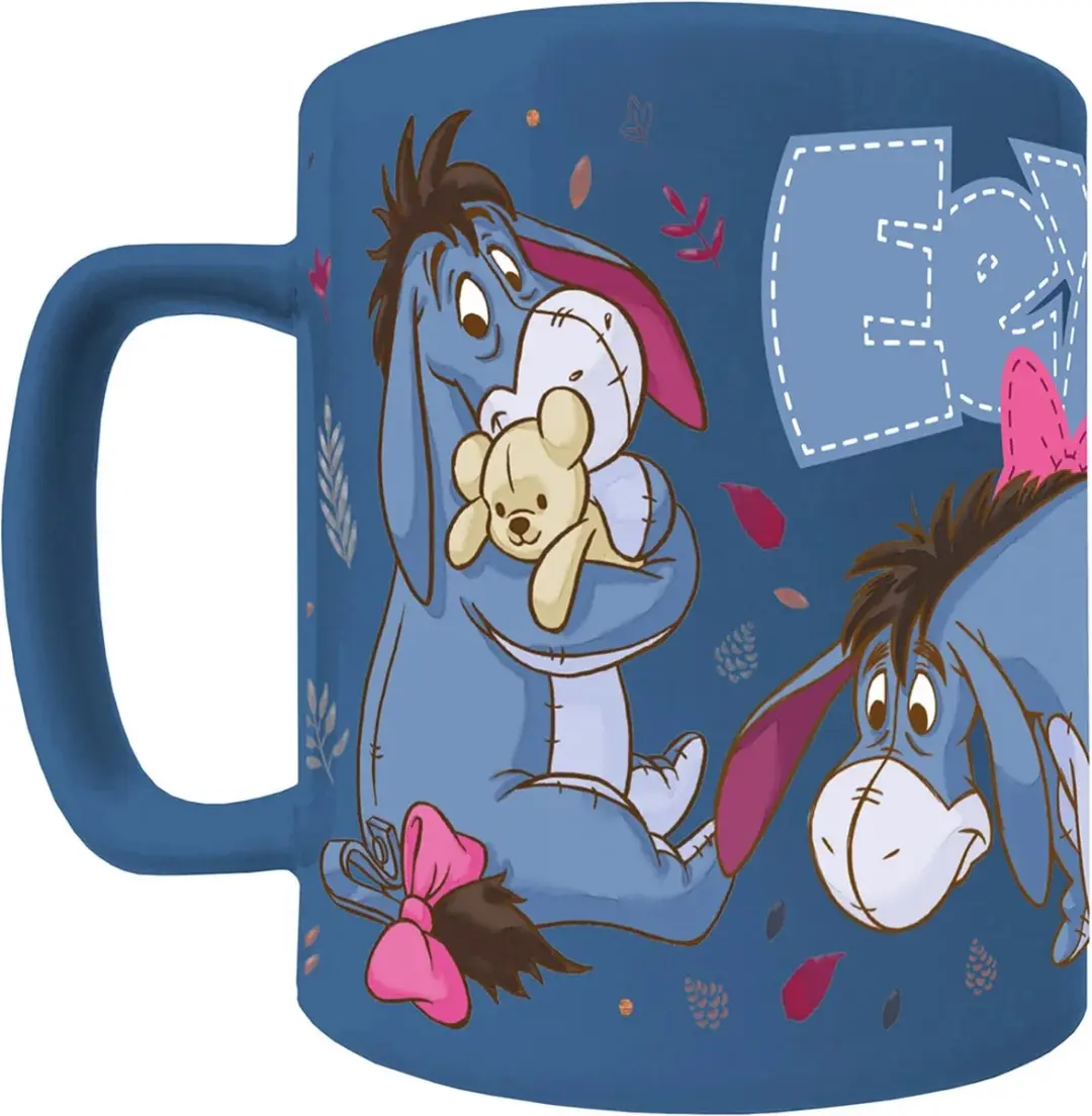 Pyramid Winnie the Pooh Fuzzy Mug Eeyore - 440ml - afbeelding 3 van 4