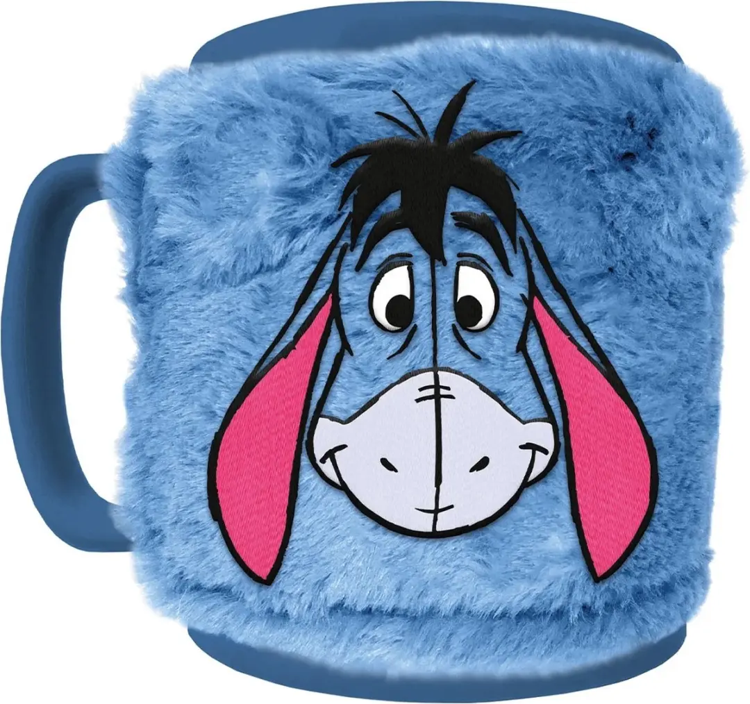 Pyramid Winnie the Pooh Fuzzy Mug Eeyore