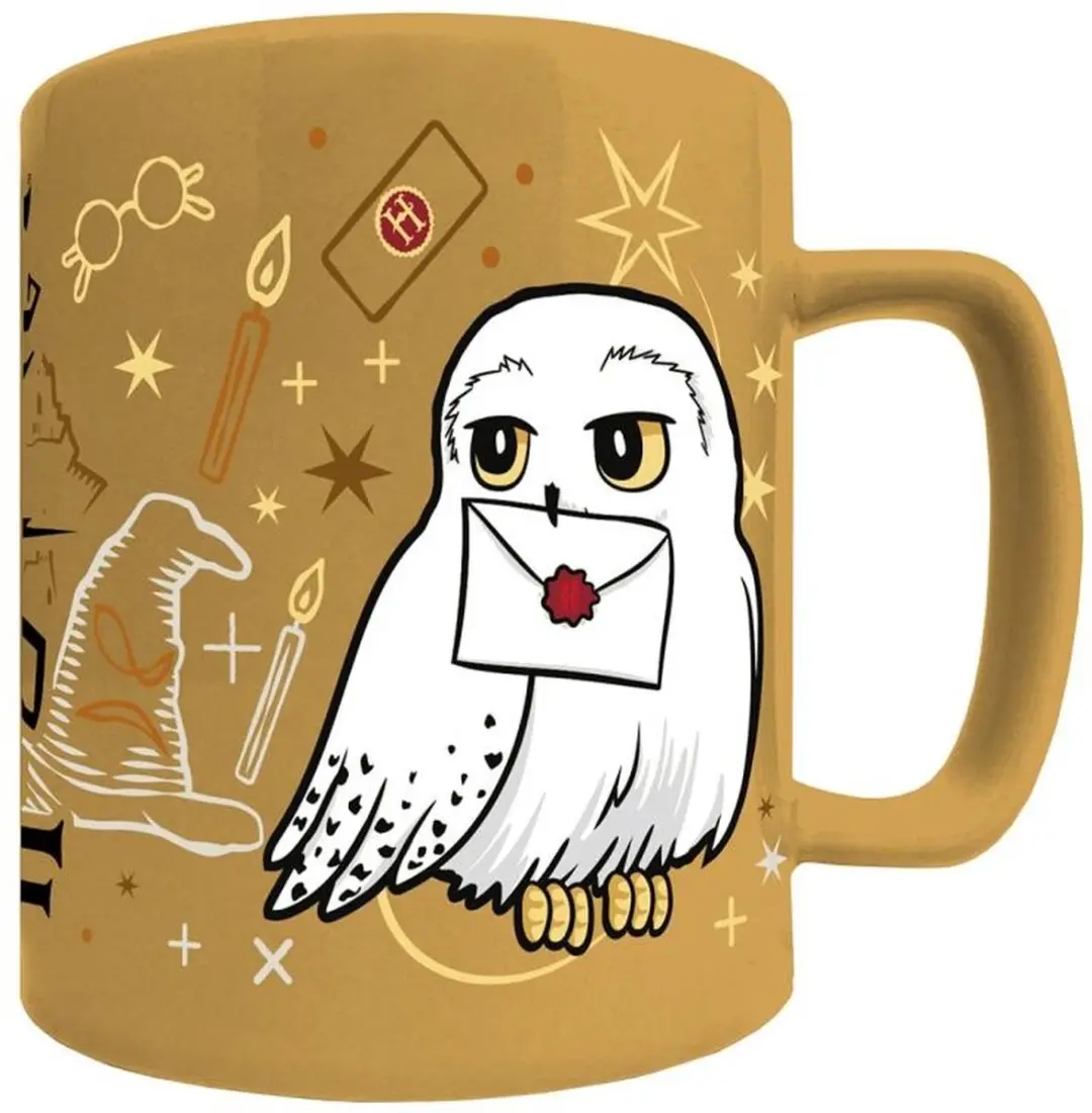 Pyramid Harry Potter Fuzzy Mug Hedwig