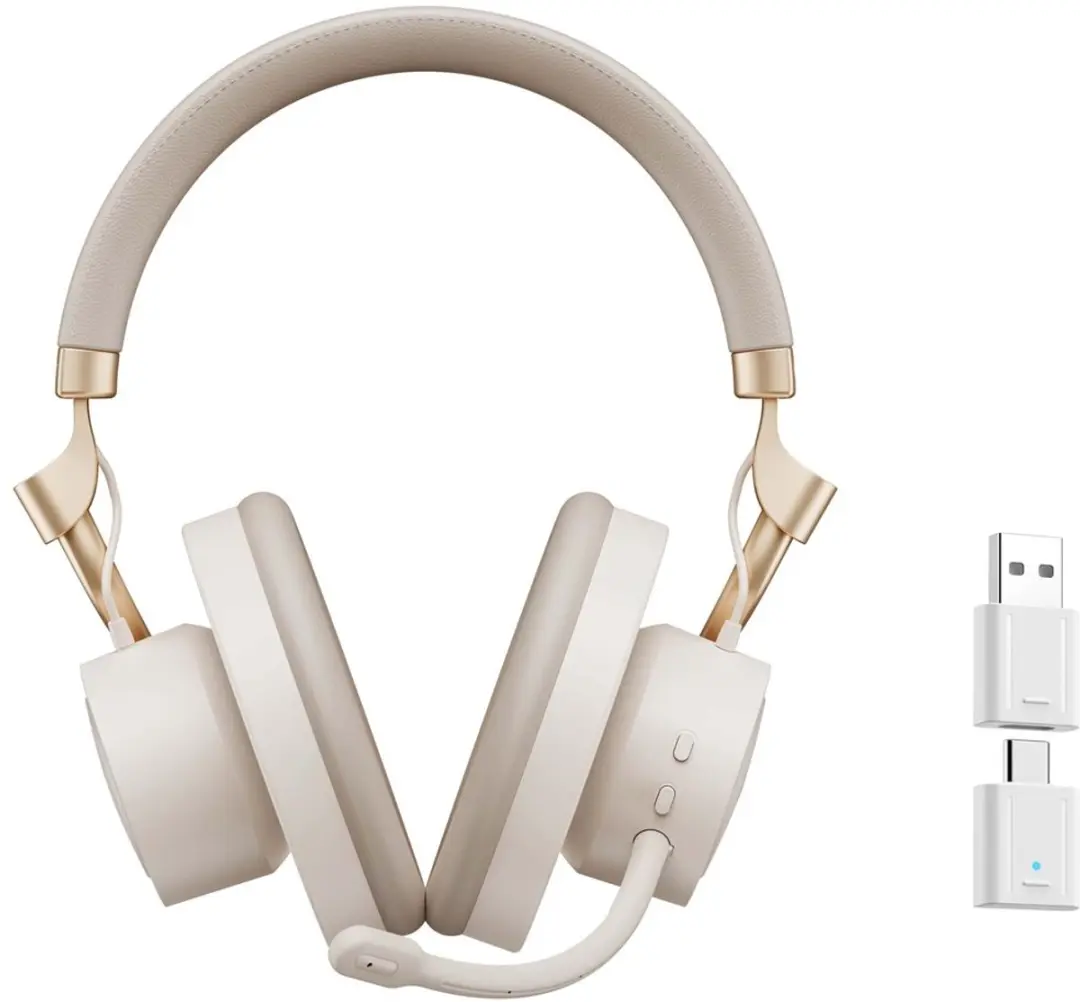 HAVIT Fuxi-H8 Draadloze Gaming Headset - Goud - afbeelding 2 van 5