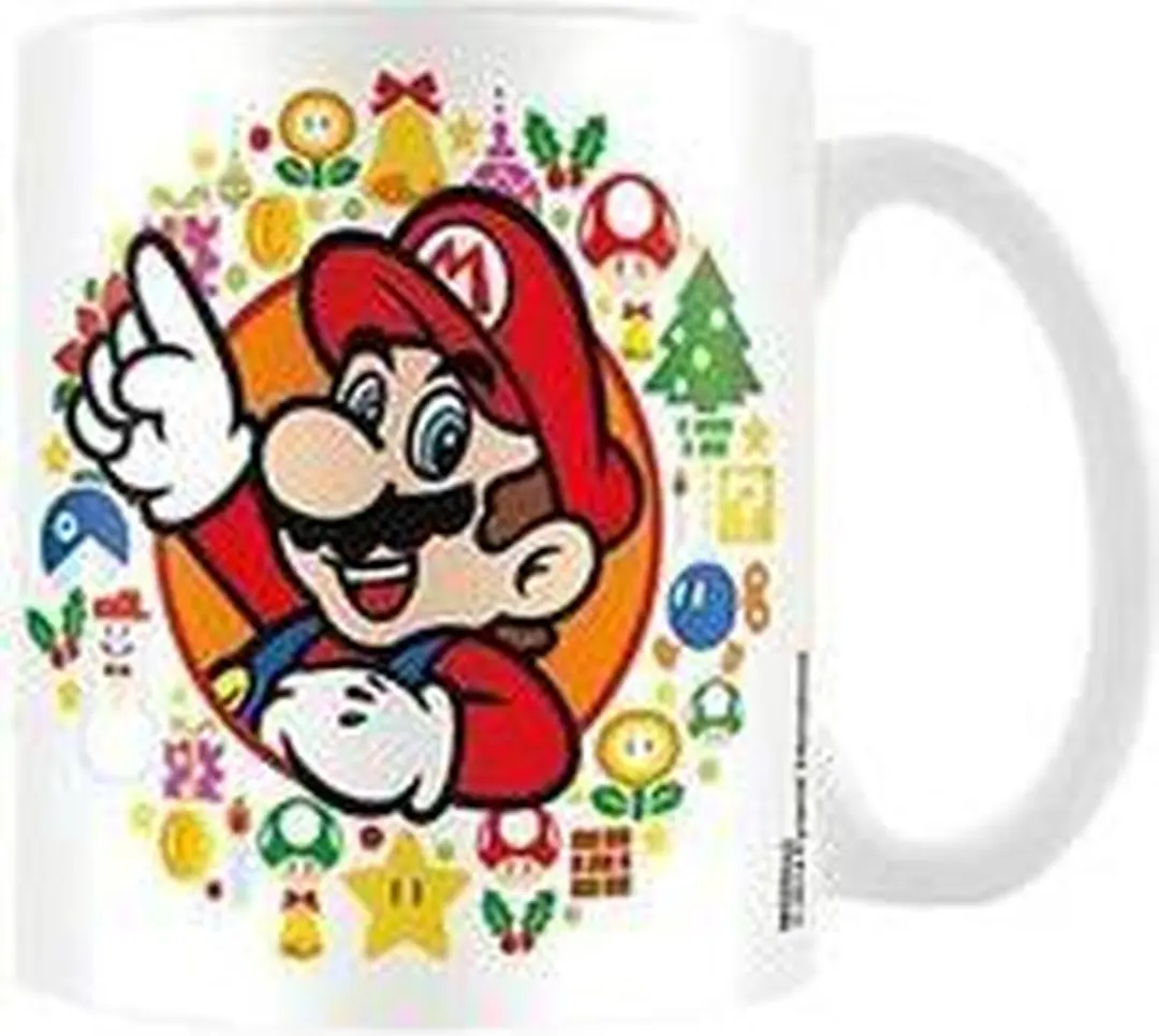 Pyramid Super Mario Happy Holidays Mok - 300ml - afbeelding 3 van 3