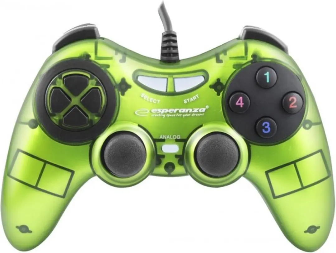 Esperanza Fighter EGG105G Controller - Groen - afbeelding 3 van 4