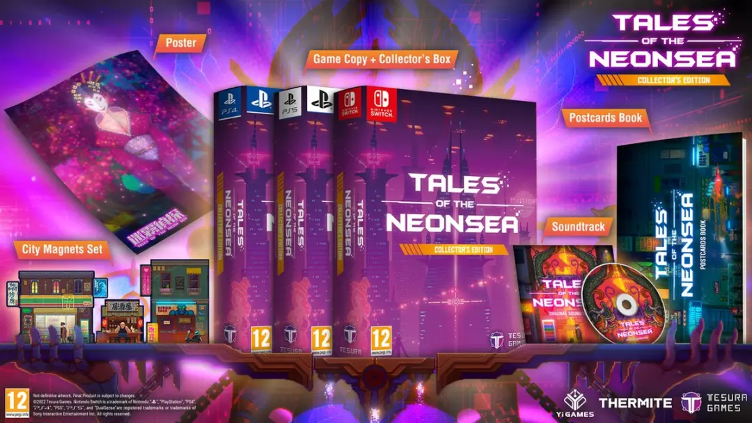 Tesura Games Tales of the Neon Sea Collector's Edition - afbeelding 2 van 6