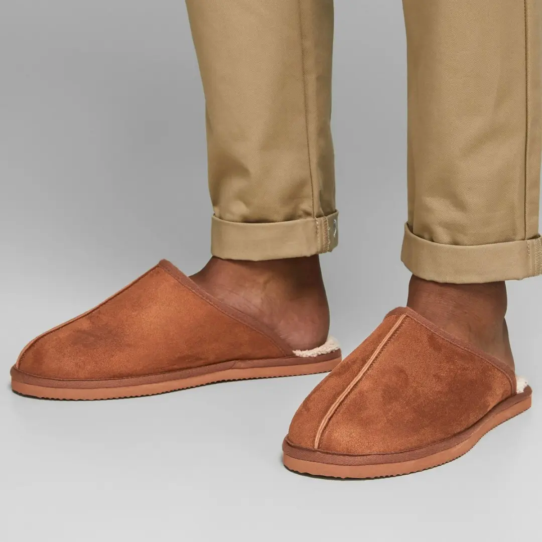 Jack & Jones Dudely Heren Pantoffel - Almond - Maat 42 - afbeelding 3 van 6