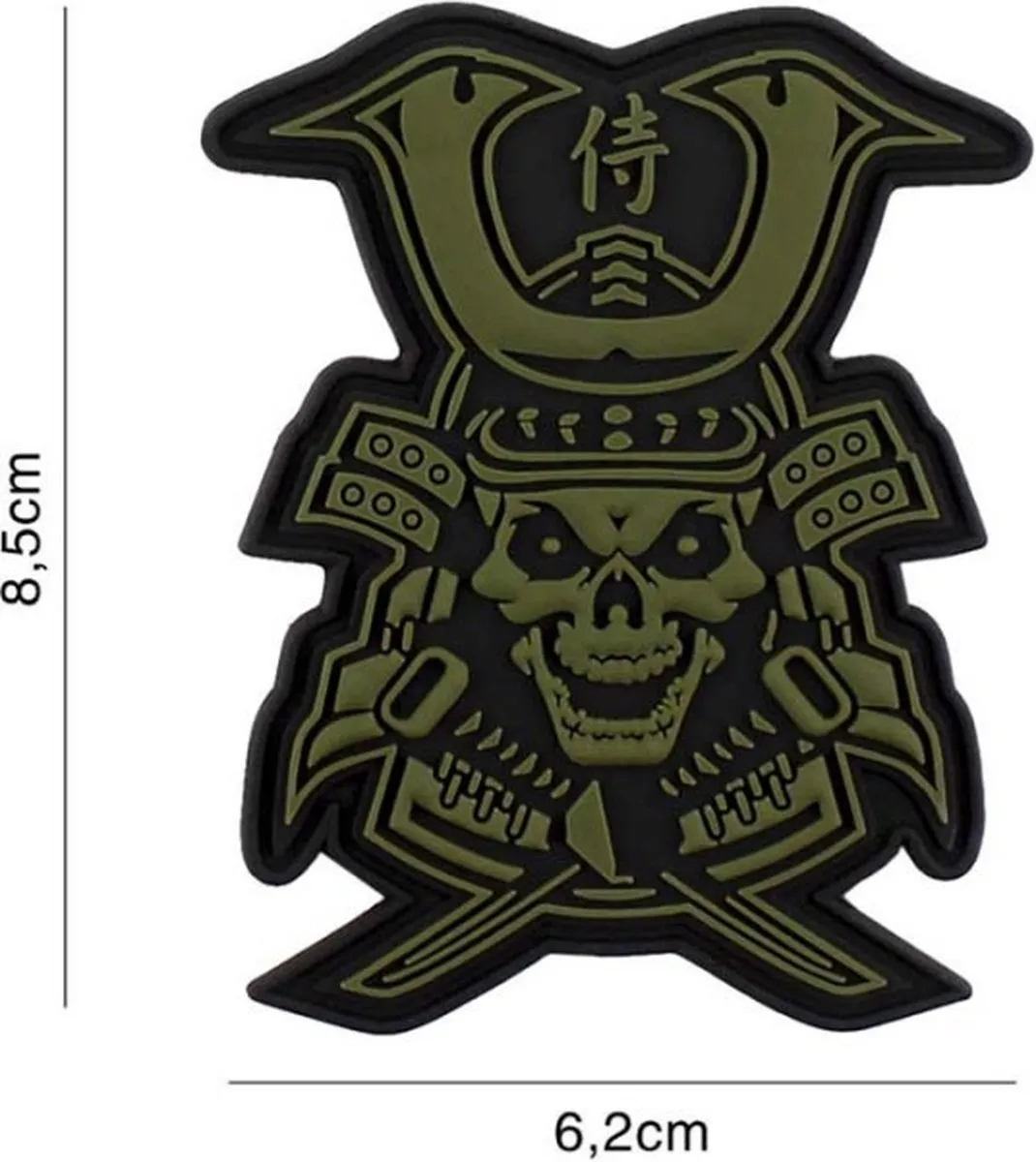 101 inc Embleem 3D PVC Samurai Skull