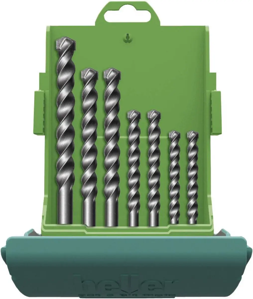 Heller 18037 5 Carbide Steen-spiraalboorset