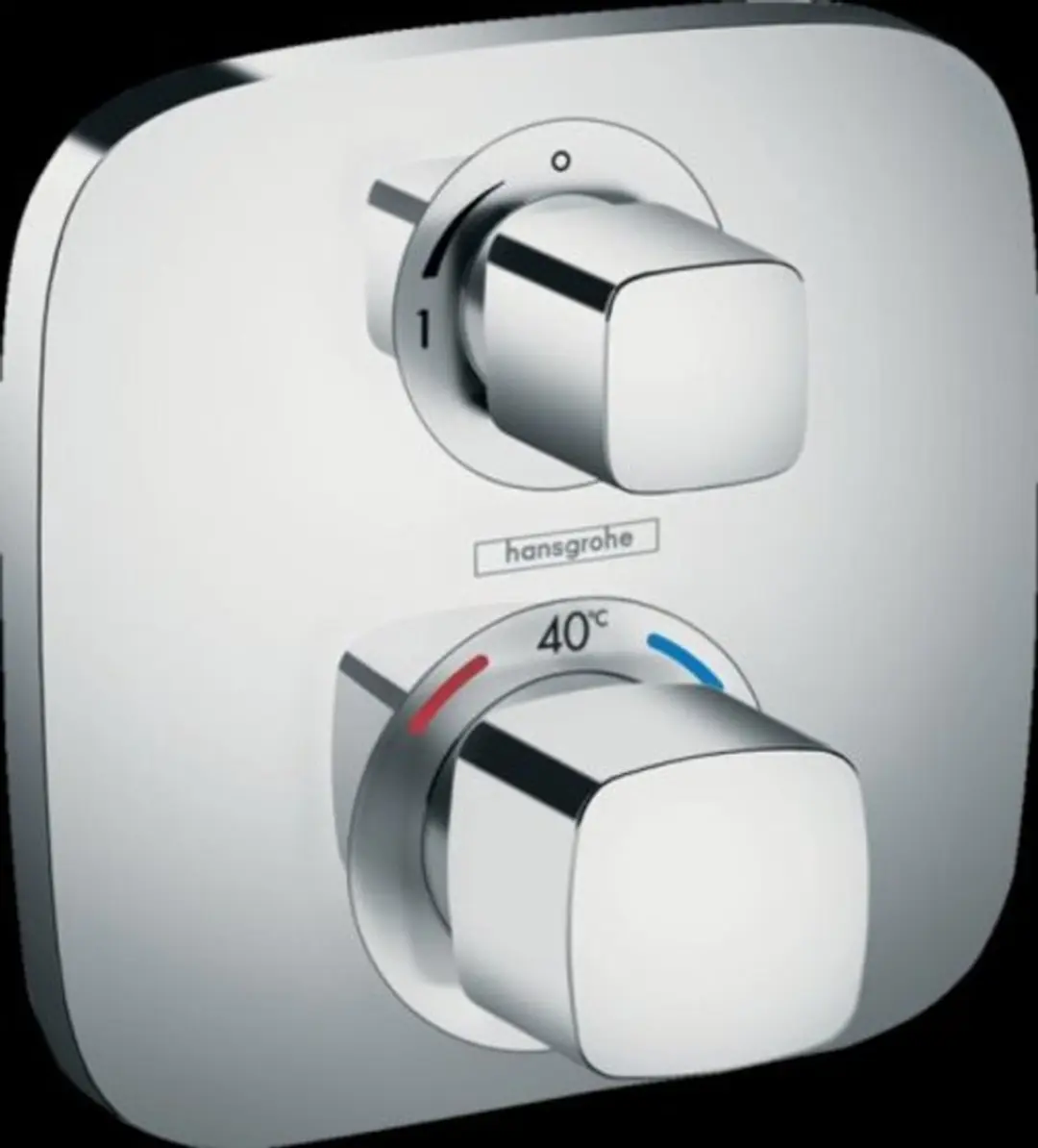 hansgrohe Afbouwdeel Ecostat E inbouw thermostaat met stopkraan voor 1 douchefun
