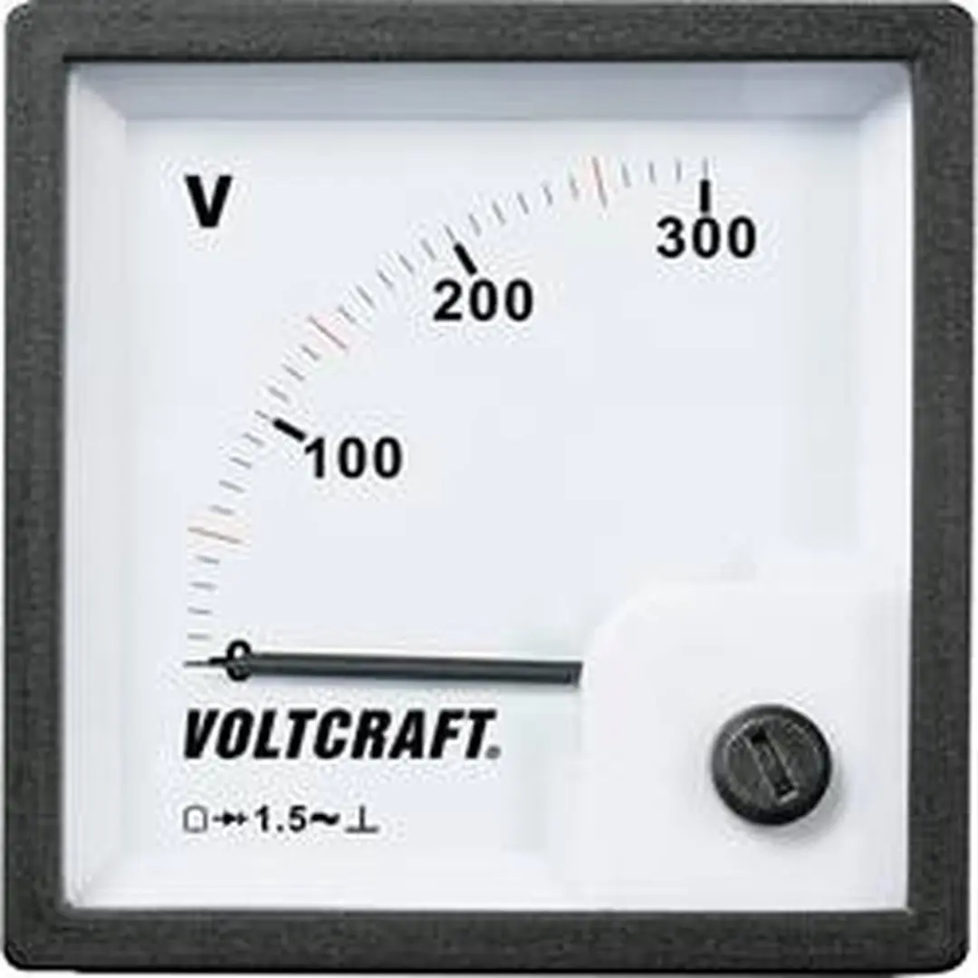 Voltcraft AM-72x72/300V Analoge inbouwmeter 300V