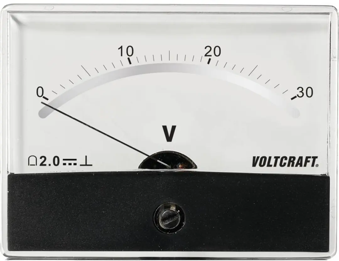 Voltcraft AM-86X65/30V/DC Inbouwmeter Draaispoel - afbeelding 2 van 6