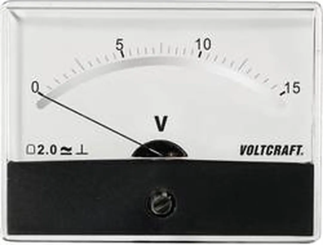 Voltcraft AM-86X65/15V/DC Inbouwmeter