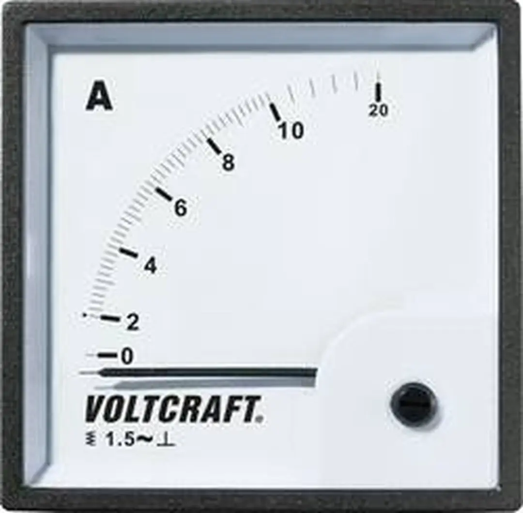 Voltcraft AM-72X72/10A Analoog inbouwmeetinstrument