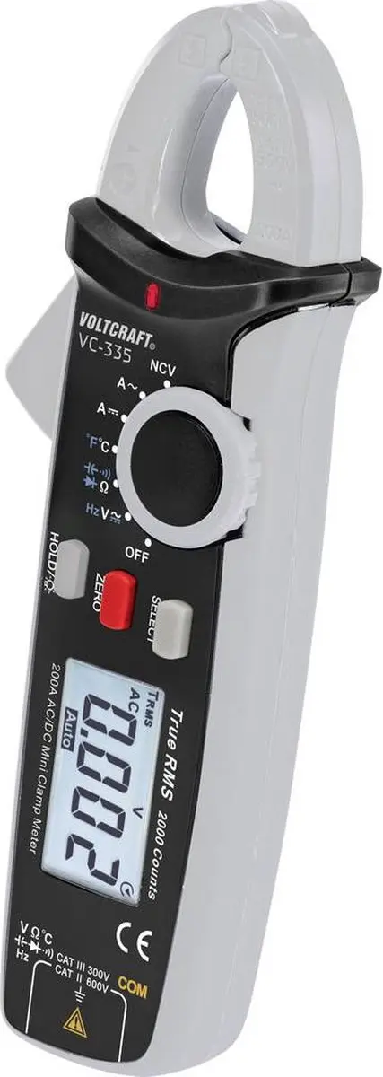 Voltcraft VC-335 Digitale Stroomtang - CAT II 600 V - afbeelding 5 van 6