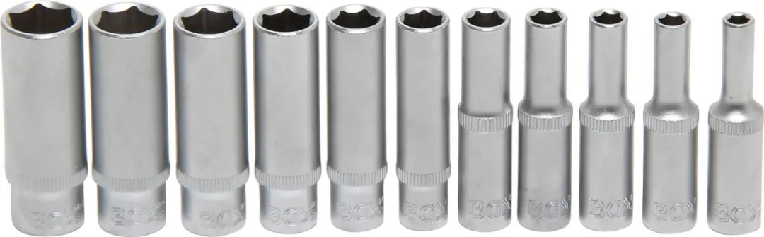BGS Technic Doppenset 2221 - 11-delig - 1/4" 4-13mm - afbeelding 3 van 6