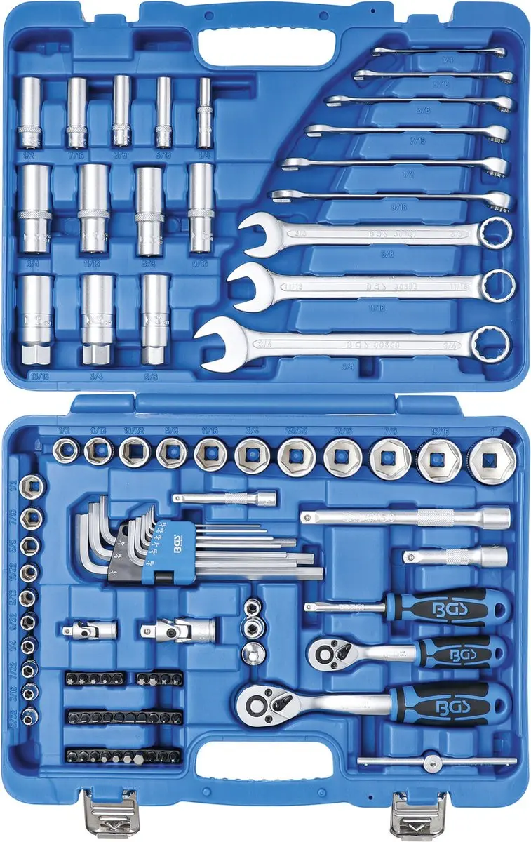 BGS technic Dopsleutelset 2299 - Engelse Maten - 92-delig - afbeelding 5 van 6