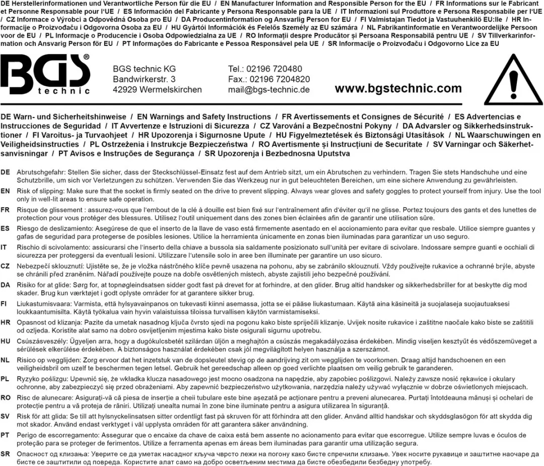 BGS technic Cardan Dopsleuteldop 3/8" - 10 mm - afbeelding 2 van 5