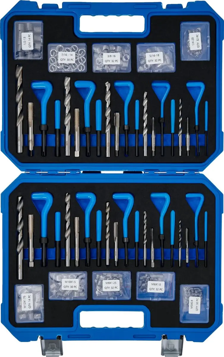 BGS Schroefdraad reparatieset M5-M12, 1/4-1/2 - 320 delig - afbeelding 5 van 6