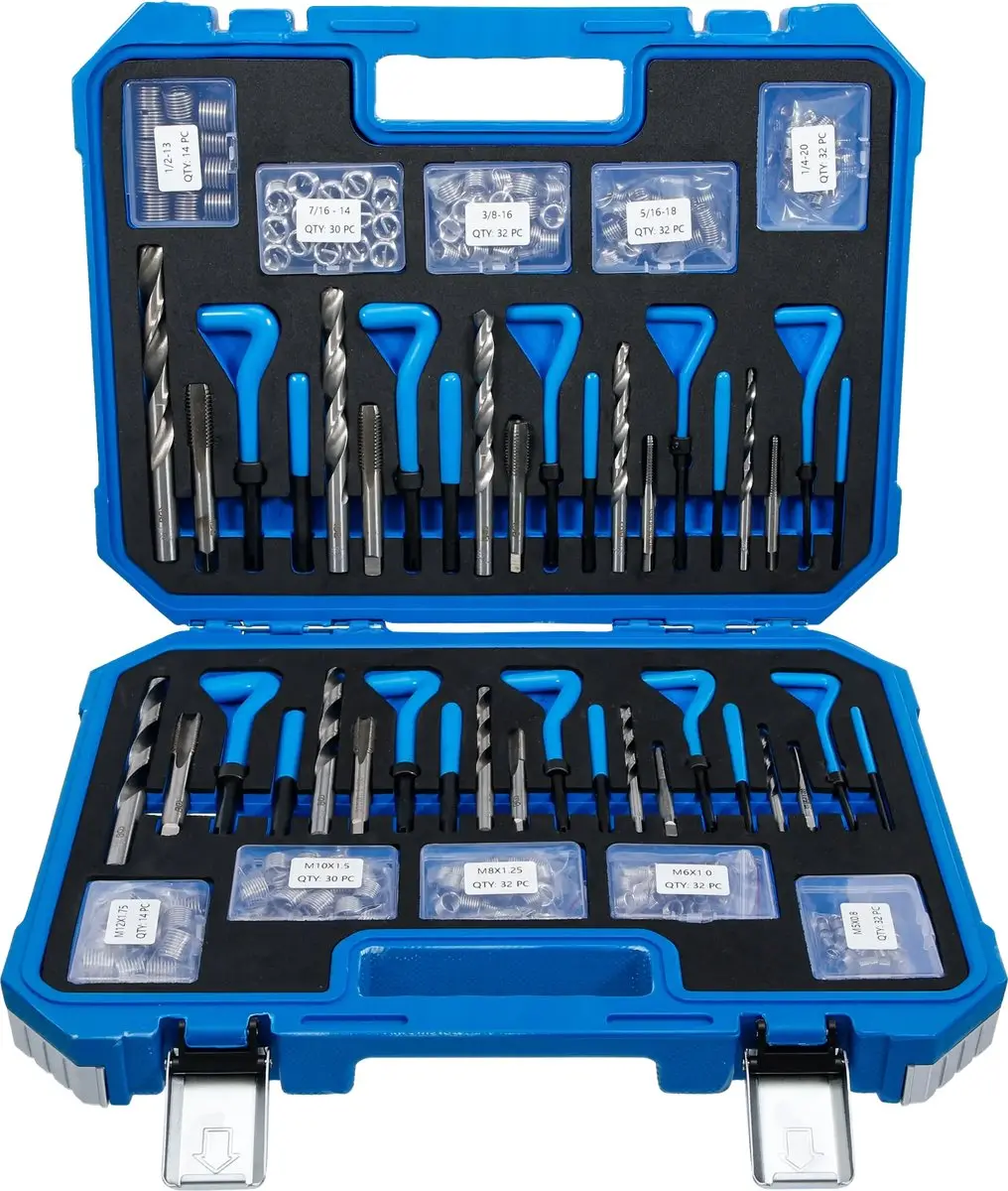 BGS Schroefdraad reparatieset M5-M12, 1/4-1/2 - 320 delig - afbeelding 6 van 6