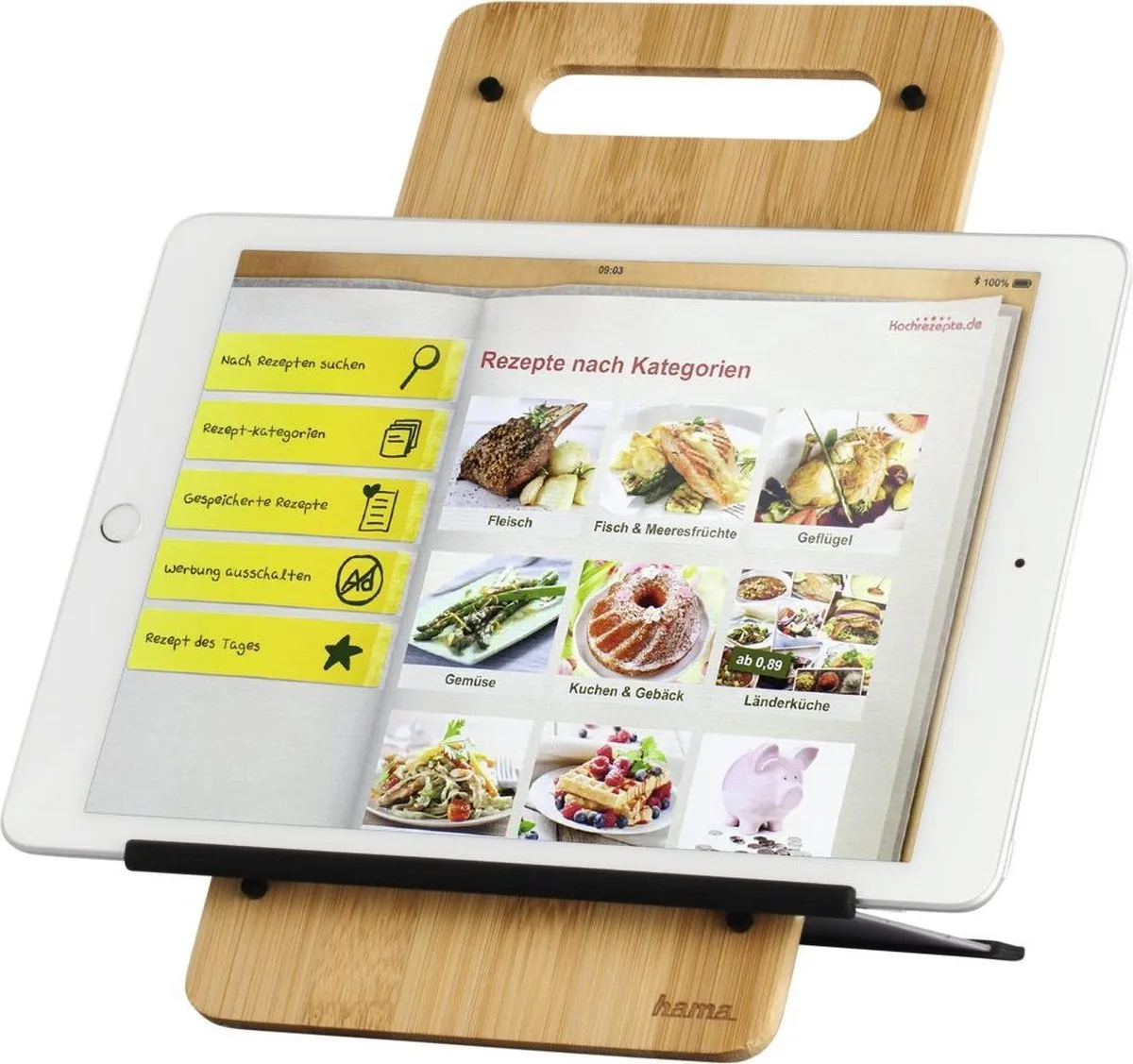 Hama Timber Stand voor Tablet 7-10,5"