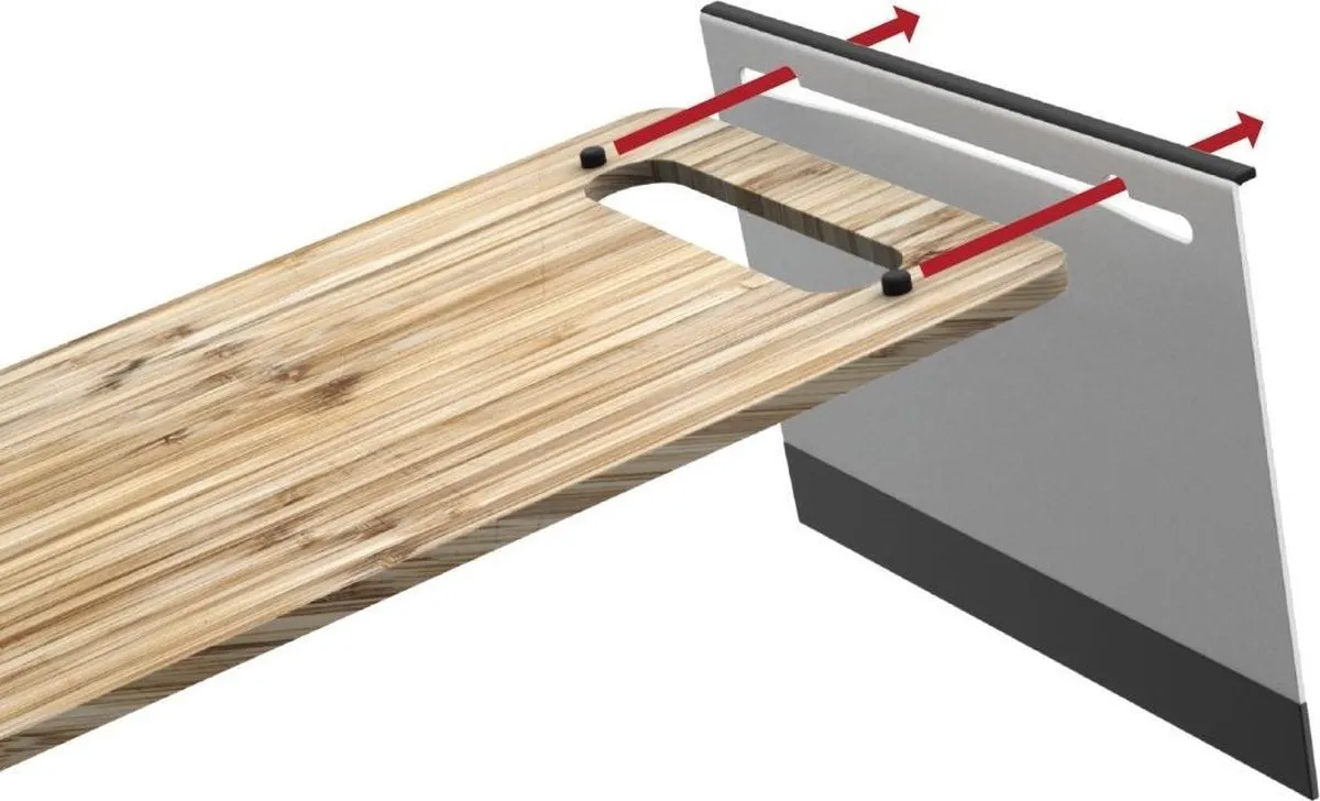 Hama Timber Stand voor Tablet 7-10,5" - Zwart/Zilver