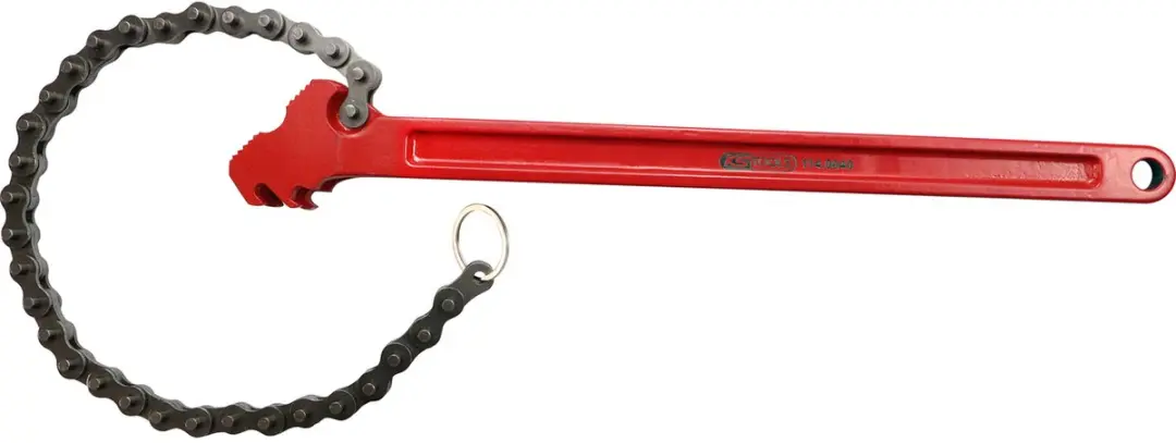 KS Tools 114.0040 Kettingsleutel - 390mm - Zwart/Rood - afbeelding 2 van 6
