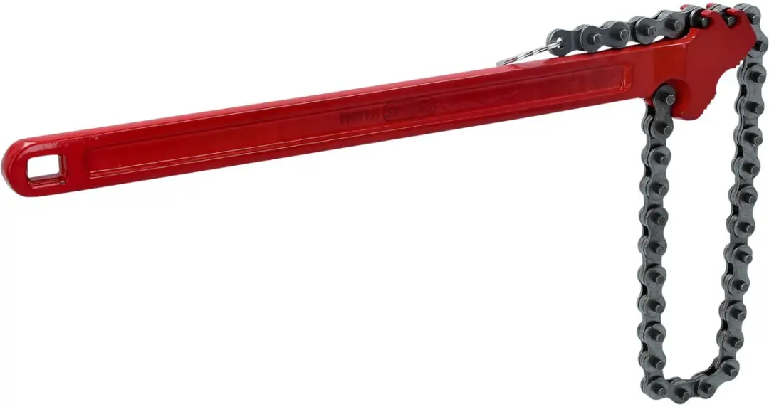KS Tools 114.0040 Kettingsleutel - 390mm - Zwart/Rood - afbeelding 4 van 6