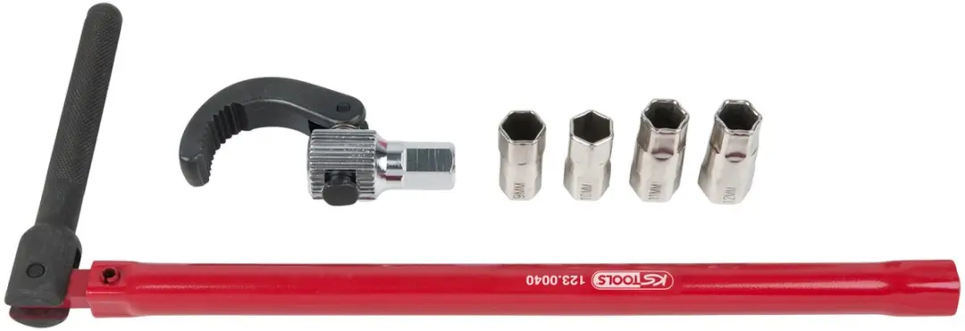 KS Tools Stopkraan-moersleutelset 123.0040 - 6-delig - afbeelding 2 van 5