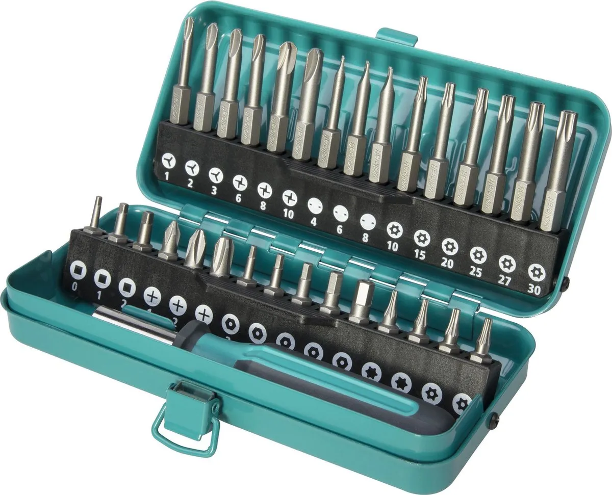 Wolfcraft Precisie Schroevendraaierset Micro Bitset 31-delig