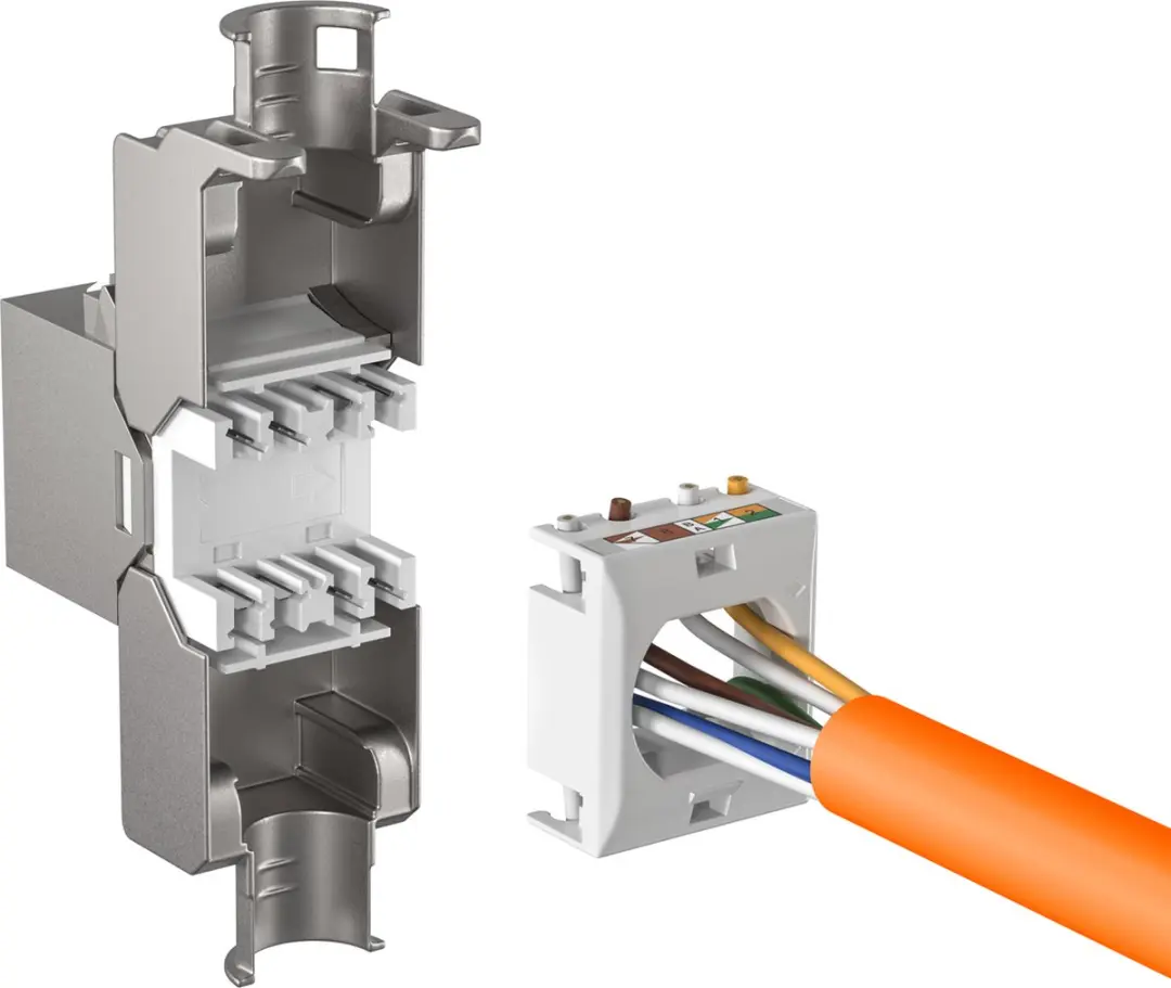 EFB Elektronik INFRALAN E-200100 Keystone Module - Zilver - afbeelding 3 van 5