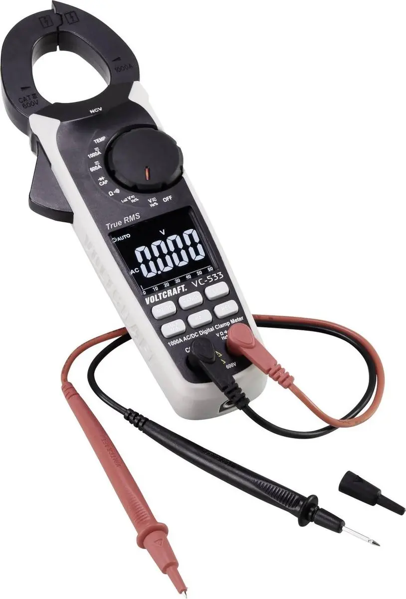 Voltcraft VC-533 Digitale Stroomtang - CAT III 600 V - afbeelding 3 van 6
