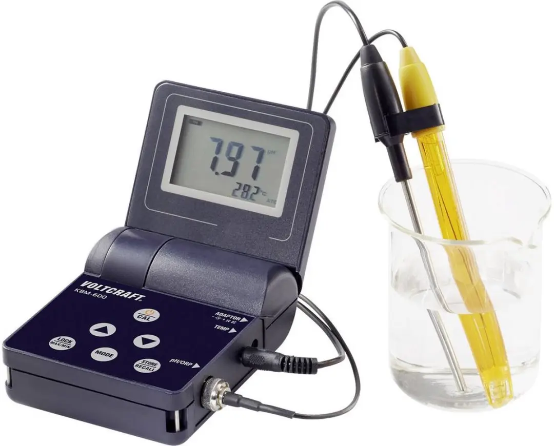 Voltcraft WQ-100 PHP-600 pH-elektrode - Vervangende pH-meetelektrode voor KBM-600, KBM-700 en PHT-600 - afbeelding 2 van 5